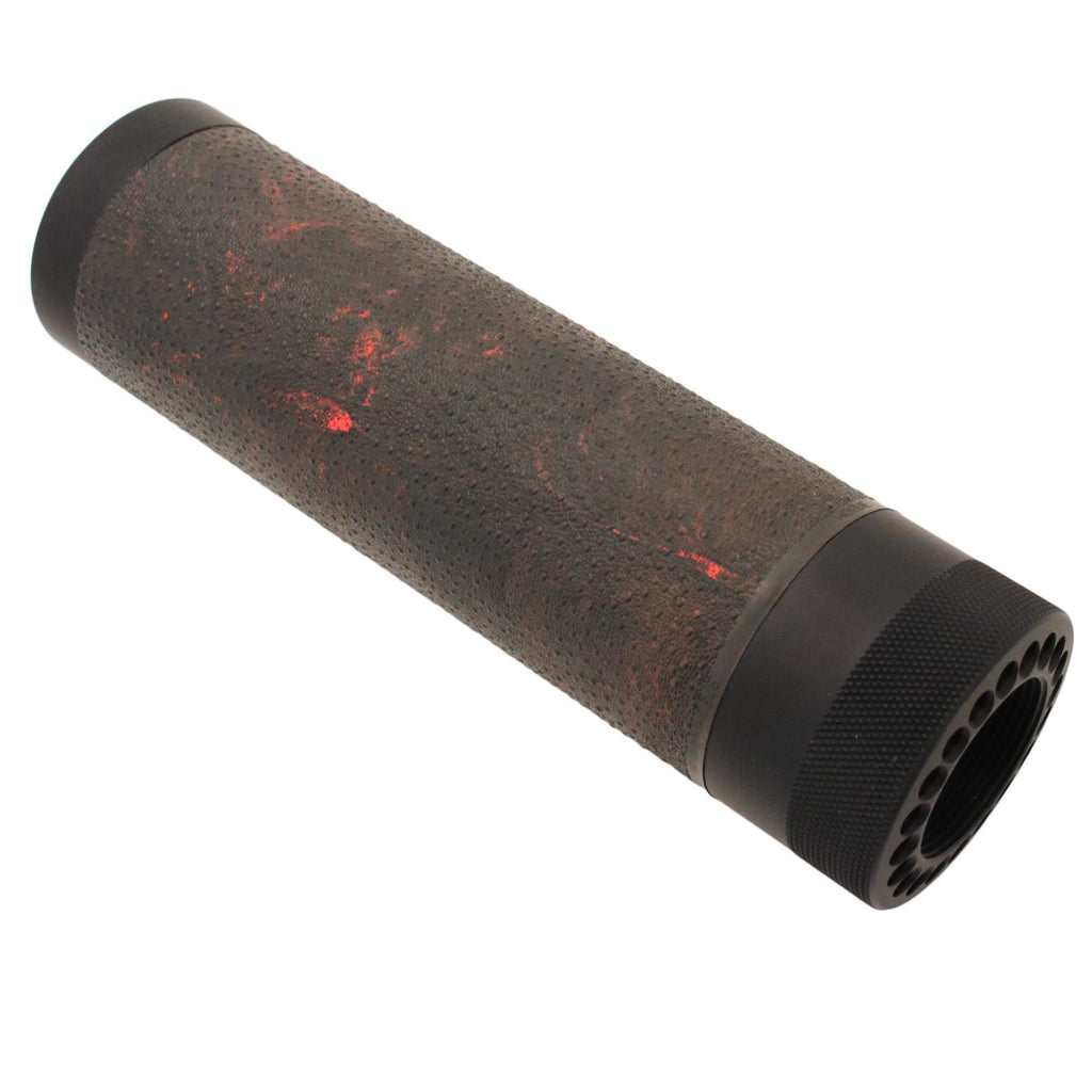 AR15 (Carbine) Free Float Forend Red Lava Grip Area