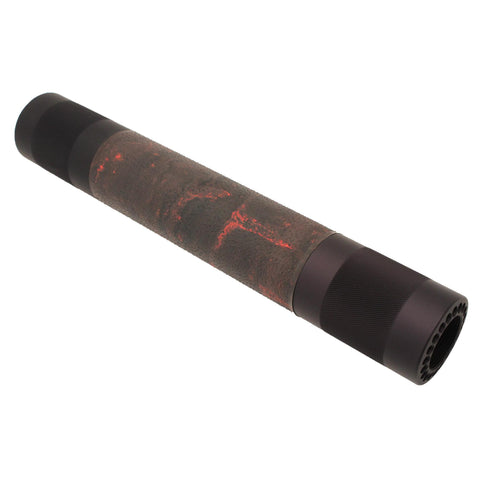 AR15 Free Float Forend Red Lava Rub Grip Area