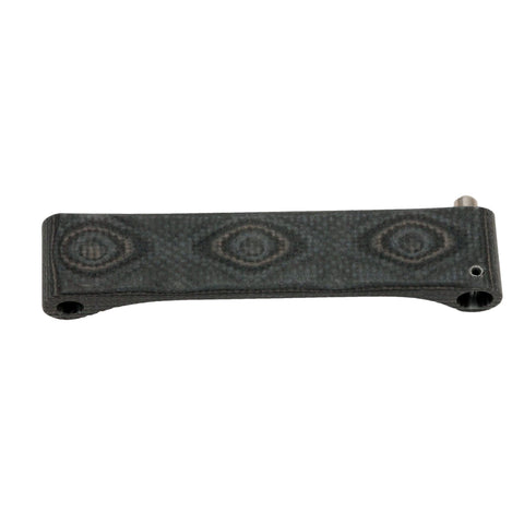 AR15 Straight Trigger Guard - G10 G-Mascus, Black Gray