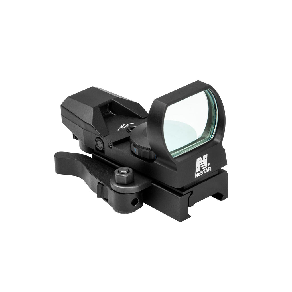 Blue Reflex Sight - 4 Reticles, QR Mount, Black, Blue