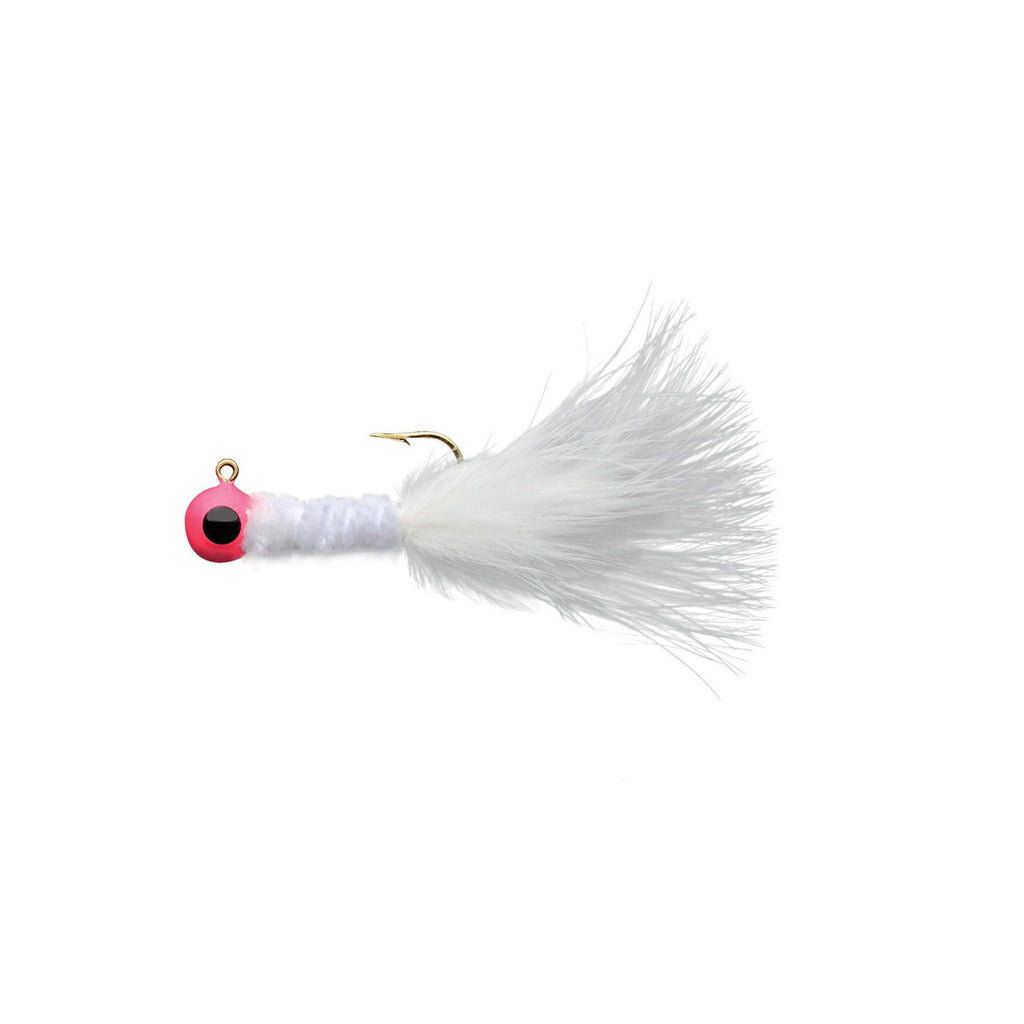 Crappie Jig 1-16 oz - Pink-White