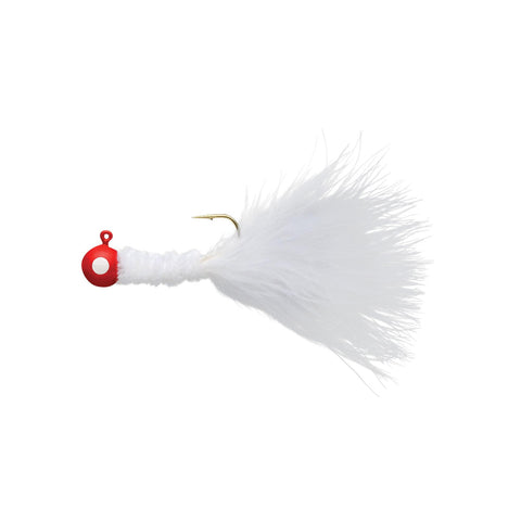 Crappie Jig 1-8 oz - Red-White