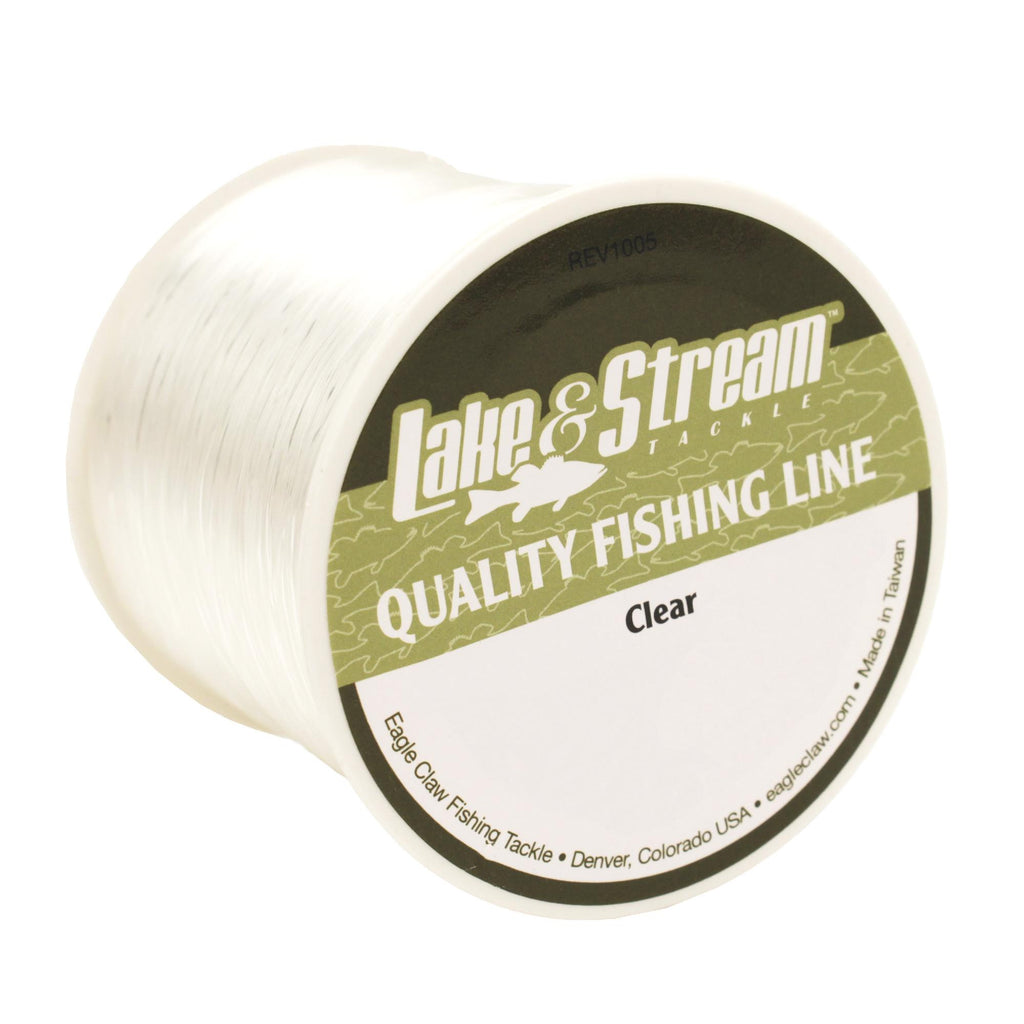 Lake & Stream Mono Line, Clear - 800 yds, 6 lbs