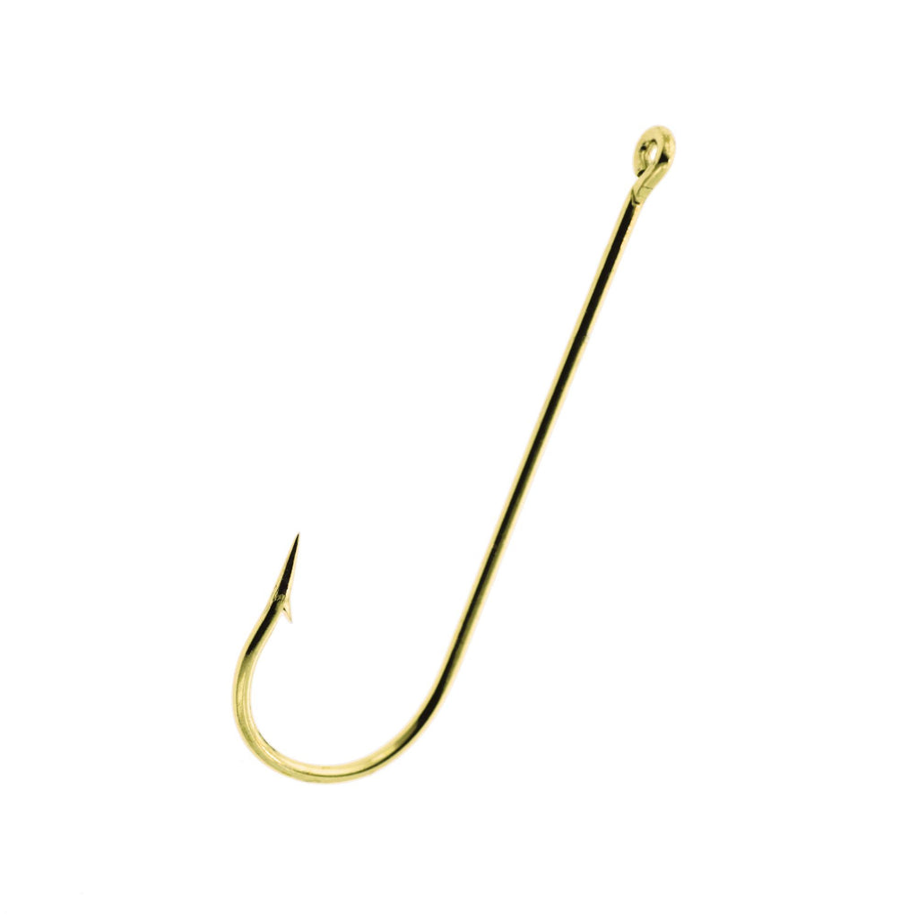 Lake & Stream Aberdeen Hook, Gold - Size 4 (Per 12)