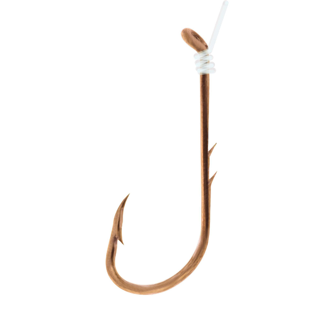 Lake & Stream Baitholders Snell Hook, Bronze - Size 1-0 (Per 6)