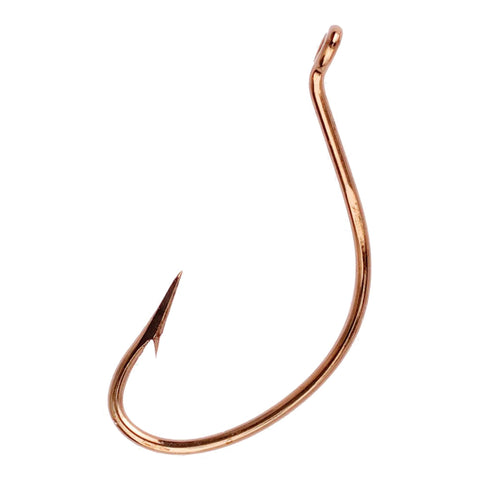 Lazer Kahle Up Eye Offset Hook, Bronze - Size 1 (Per 10)