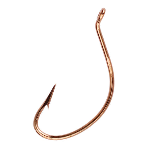 Lazer Kahle Up Eye Offset Hook, Bronze - Size 4-0 (Per 8)