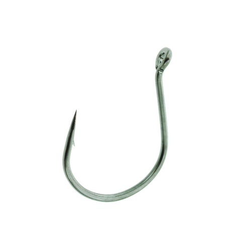 Lazer Wide Gap Wacky Worm Hook, Platinum Black - Size 6-0 (Per 5)