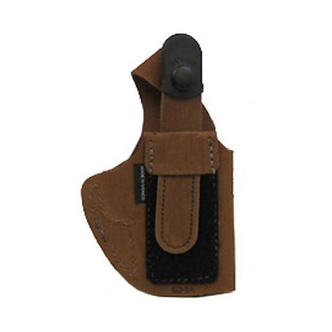 6D Deluxe Waistband Holster - Natural Suede, Size 16, Left Hand