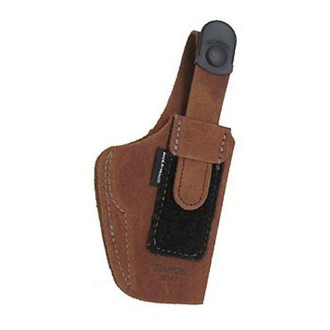 6D Deluxe Waistband Holster - Natural Suede, Size 17, Right Hand