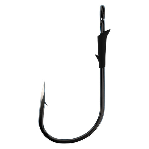 Trokar Flippin' Hook, Platinum Black - Size 4-0 (Per 4)