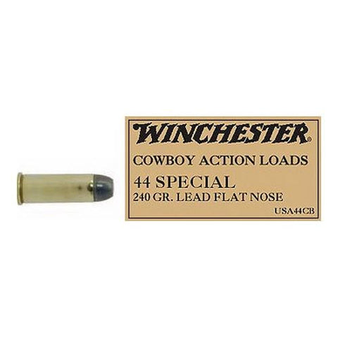 44 Smith & Wesson  Special - USA Cowboy, 240 Grains, Lead Flat Nose, Per 50