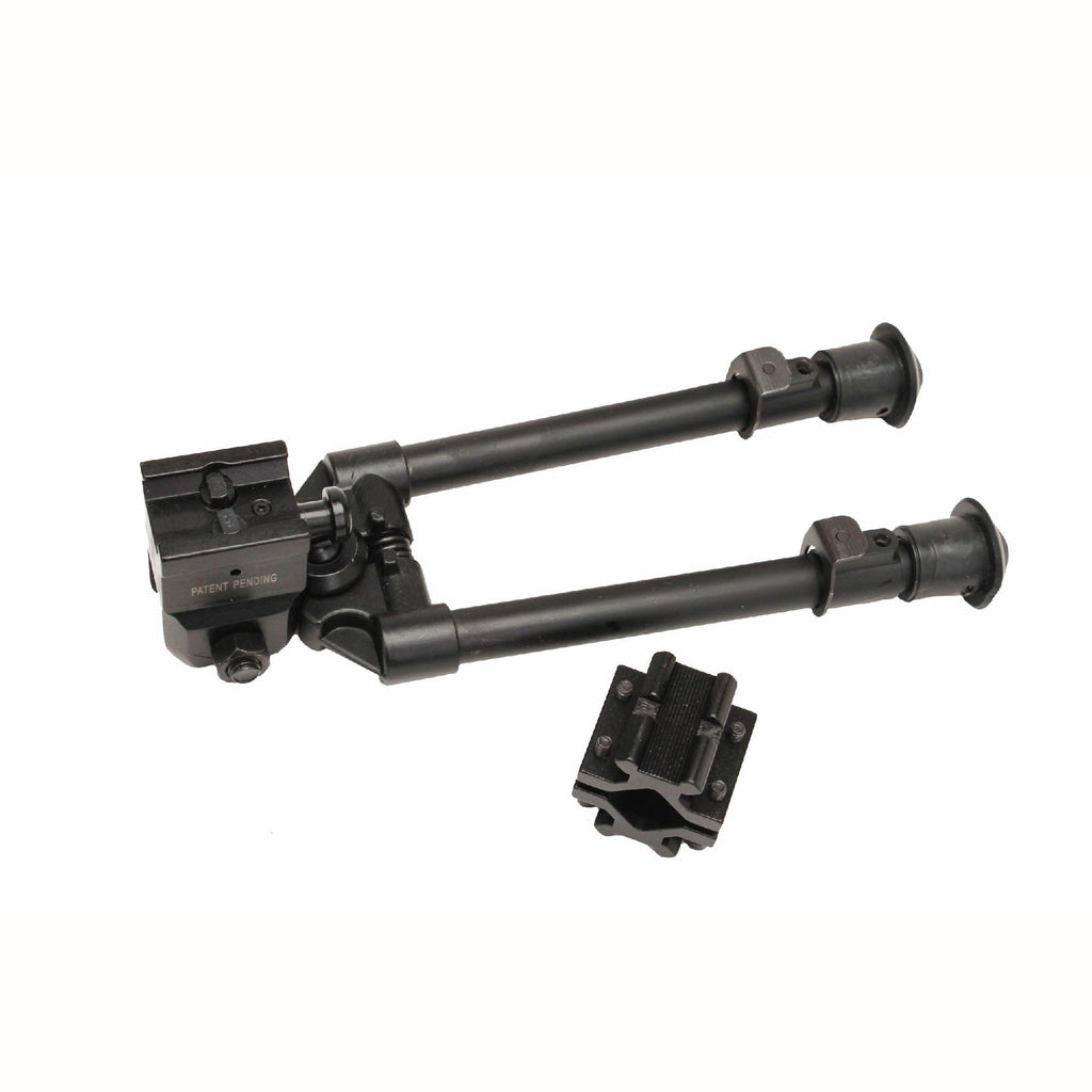 Bipod - Weaver QR Mount-Universal Barrel Adpater-Notched Legs