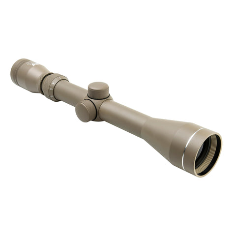 Shooter I Series 3-9X40 Tan Scope-Weavr Rings