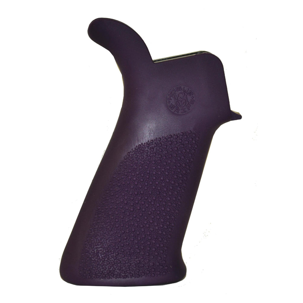 AR-15 Rubber Grip - Beavertail No Finger Grooves Purple