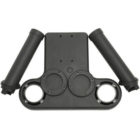 Dual Rod Holder - Original Tube Style, Black