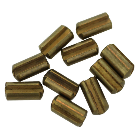 Release Clip Locators, Slotted Brass