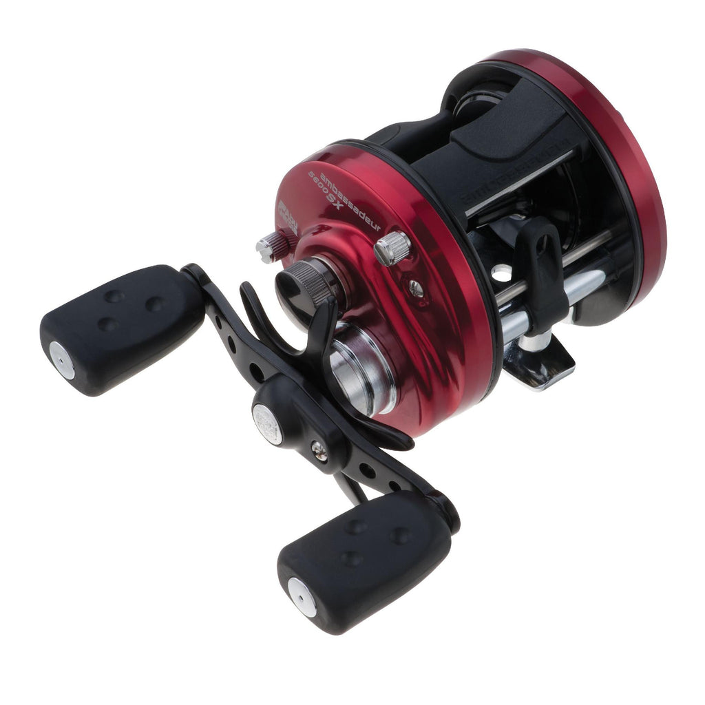 Ambassadeur SX Round Baitcast Reel - 5600. 5.3:1 Gear Ratio, 4 Bearings, 26" Retrieve Rate, 12 lb Max Drag, RH, Clam