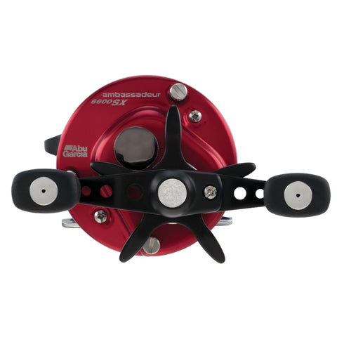 Ambassadeur SX Round Baitcast Reel - 6600, 5.3:1 Gear Ratio, 4 Bearings, 26" Max Drag, 12 1-2" lb Max Drag, RH, Clam