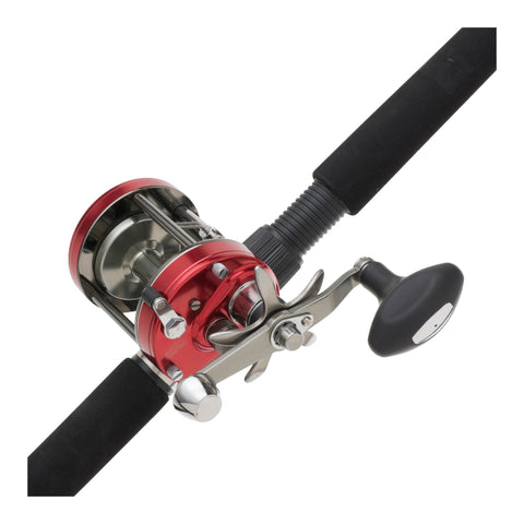 Ambassadeur 7000 Baitcast Combo - 4.1:1 Gear Ratio, 20 lb Max Drag, 7' 1pc Rod, 1-4 oz Lure Rate, Medium-Heavy, RH