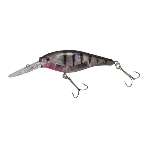 Flicker Shad Pro Flash Hard Bait - 2 3-4" Length, 11'-13' Swimming Depth, 2 Hooks, Flashy Ghost, Per 1