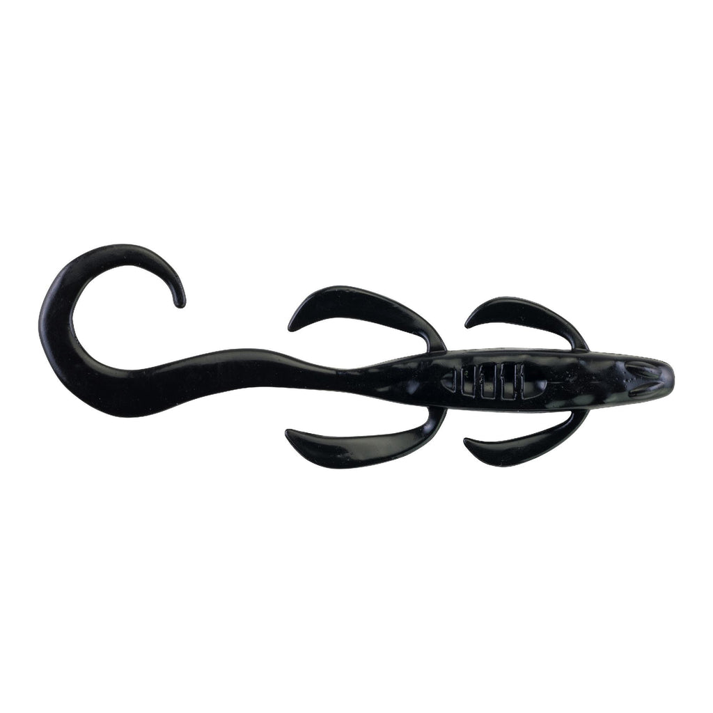 Havoc Boss Dog Soft Bait - 6" Length, Black, Per 10