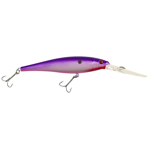 Flicker Minnow Hard Bait - 3 1-2" Length, 18'-23' Swimming Depth, 2 Hooks, Prime Time, Per 1