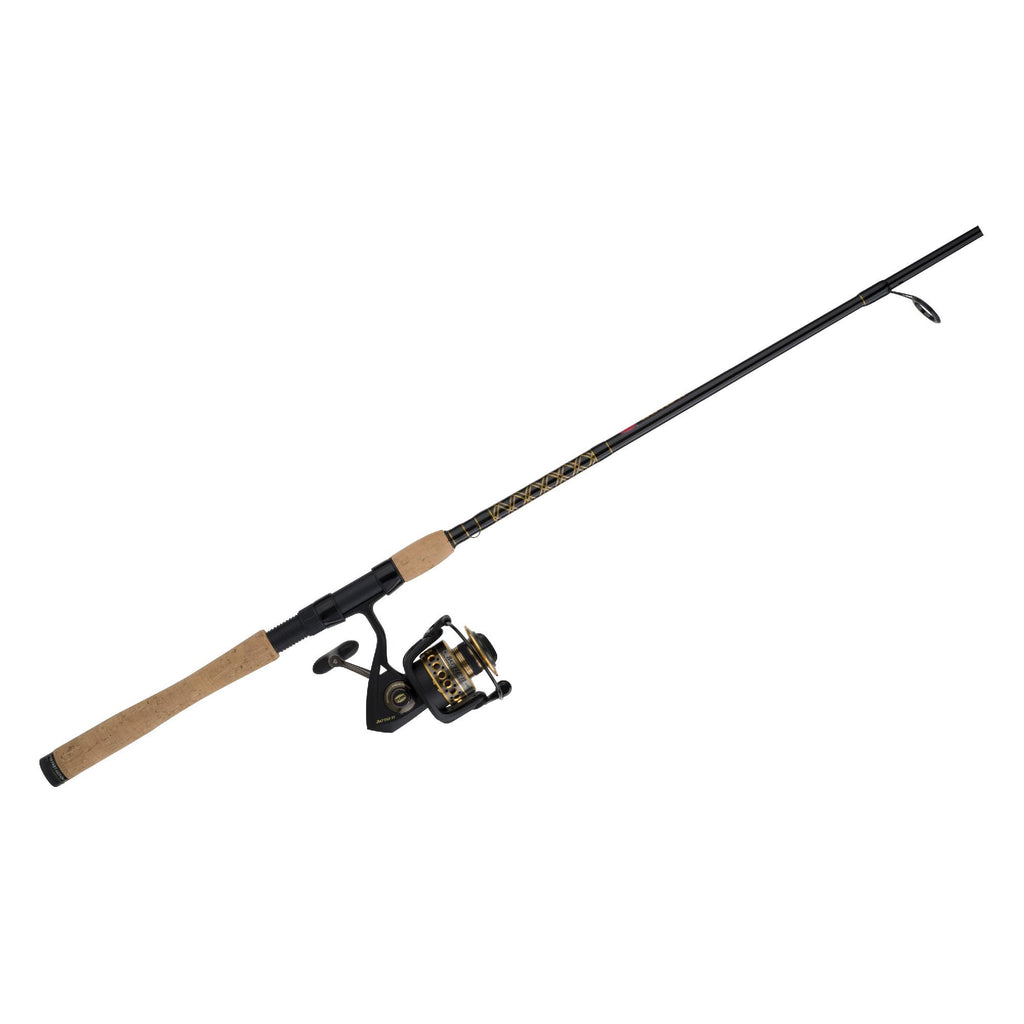 Battle II Spinning Combo - 2000, 6.2:1 Gear Ratio, 6'6" 1 Piece Rod, 4-10 lb Line Rate, Medium-Light Power