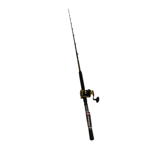 Squall Level Wind Conventional Combo - 30, 6.0:1 Gear Ratio, 7' Length, 1 Piece Rod, 15-25 lb Max Drag, Medium Power