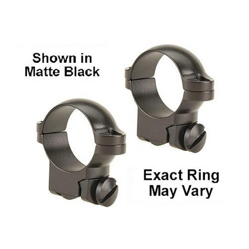 Ruger M77 Extension Ring Mounts - 30mm High Matte Black