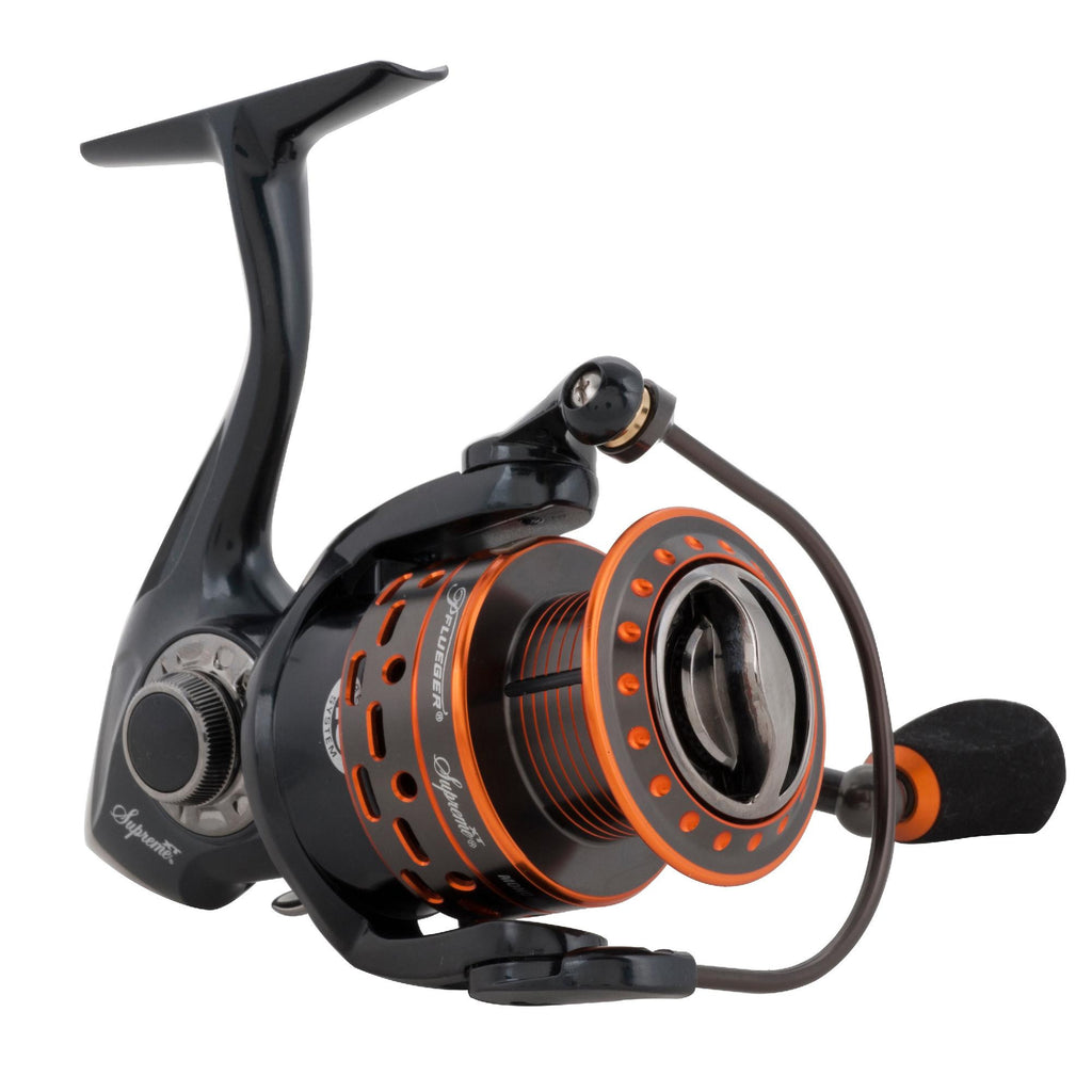 Supreme XT Spinning Reel - 40 Reel Size, 6.2:1 Gear Ratio, 38.60" Retrieve Rate, 14 lbs Max Drag