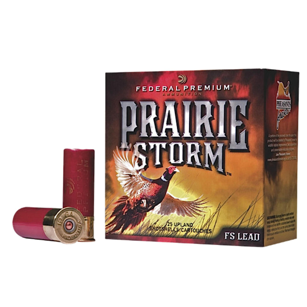 12 Gauge - Prairie Storm, 3", 1 5-8 oz, #4 Lead Shot, Per 25