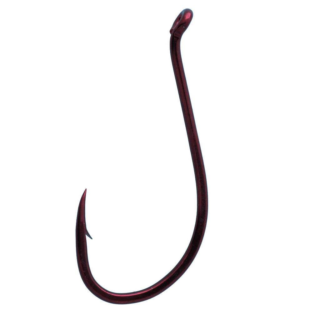 Octopus Hook - Size 7-0, Red, Per 6