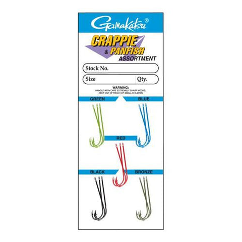 Crappie Hook - Size 8, Assorted Colors, Per 15