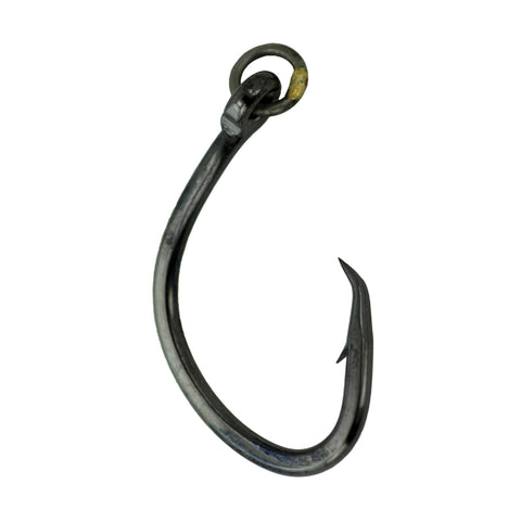 Super Nautilus Circle Hook with Ring - Size 6-0, NS Black, Per 6