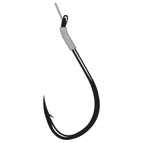 Catfish Rig Hook - Size 5-0, 50Pound Line, NS Black, Per 2