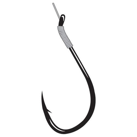 Catfish Rig Hook - Size 6-0, 50Pound Line, NS Black, Per 2