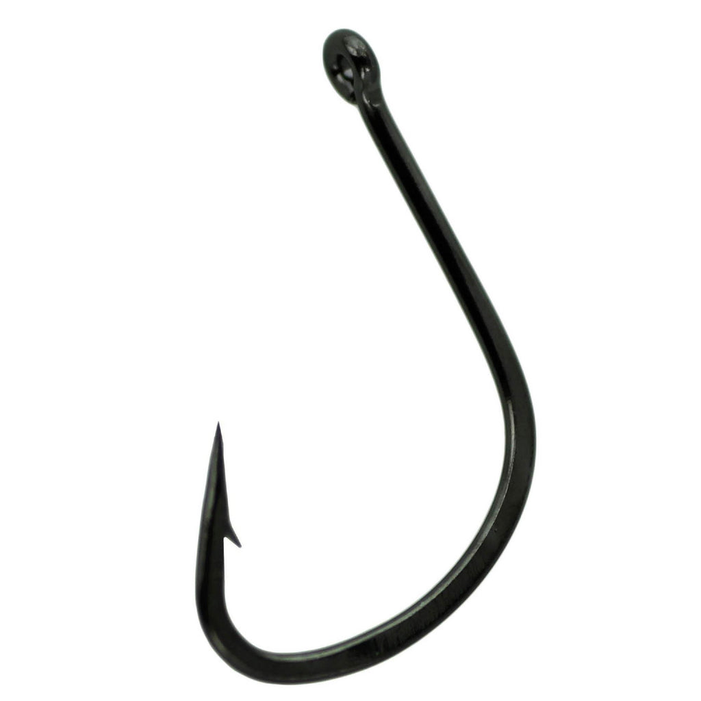 Micro Wide Gap Hook - Size 6, NS Black, Per 10