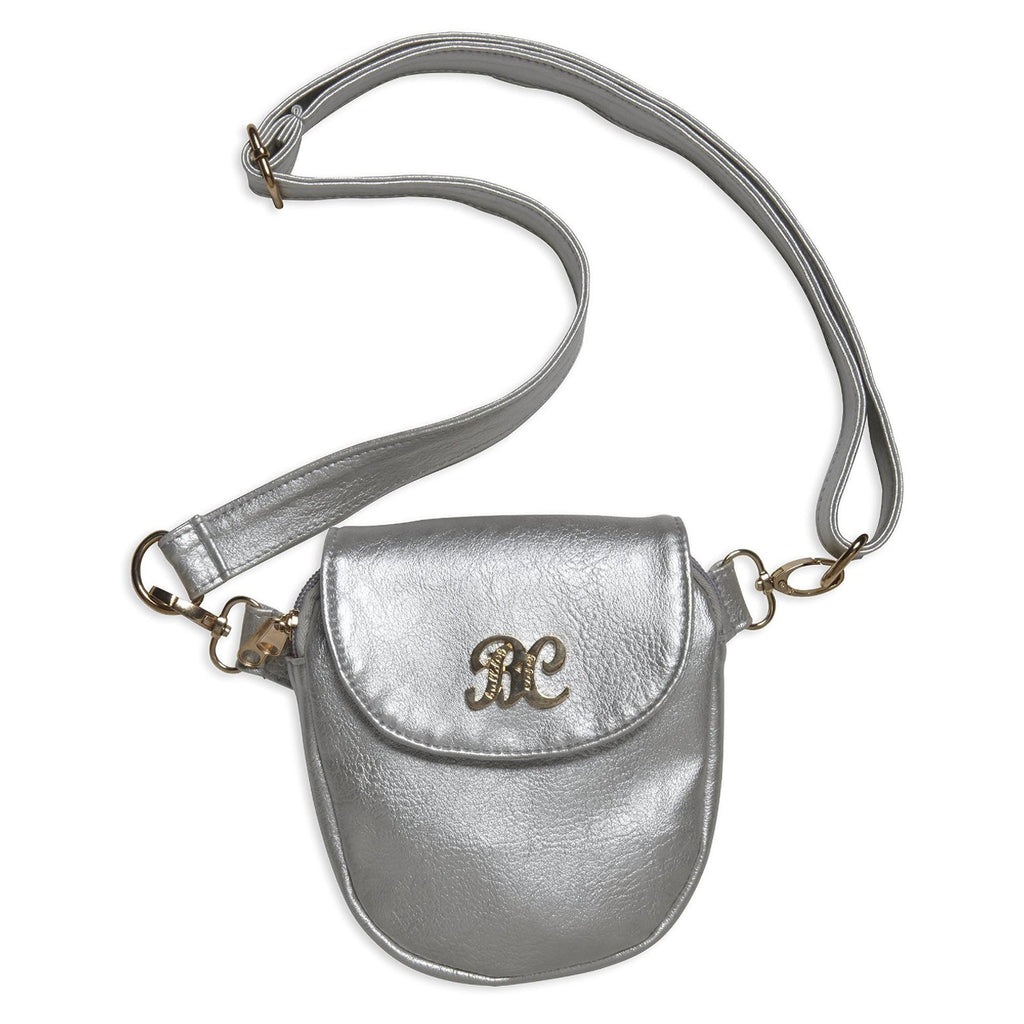 Trilogy Purse - Metallic Silver-Silver