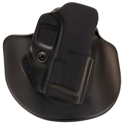 Open Top Paddle-Belt Slide Holster - XDS Compact, Plain Black