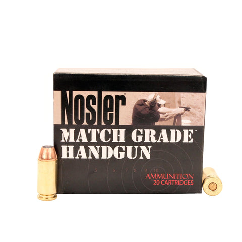 40 Smith & Wesson Ammunition - Match Grade, 150 Grains, Jacketed Hollow Point, Per 20