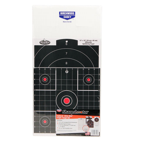 Sharpshooter Tab-Lock Dirty Bird Assorted Target Kit