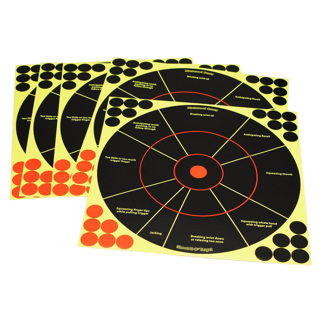 Shoot-N-C Handgun Trainer Target - 12", Per 100