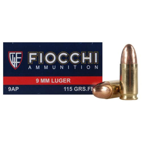 9mm - 115 Gr FMJ (Per 50)