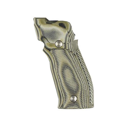 Sig P226 SAO X5-X6 Grips - Checkered G10 G-Mascus Green