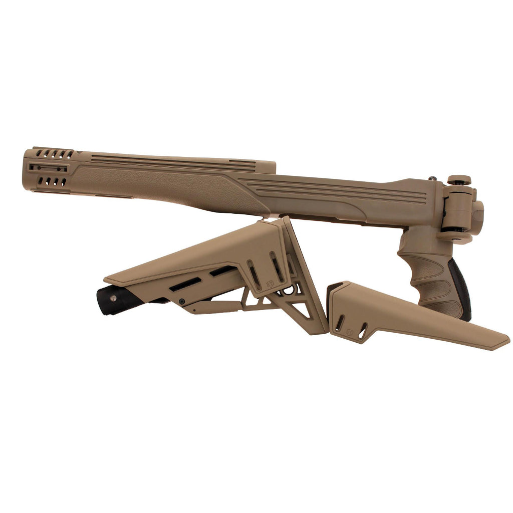 Ruger 10-22 TactLite Adj Side Folding Stock - with Scorpion Recoil System-CR,  Flat Dark Earth