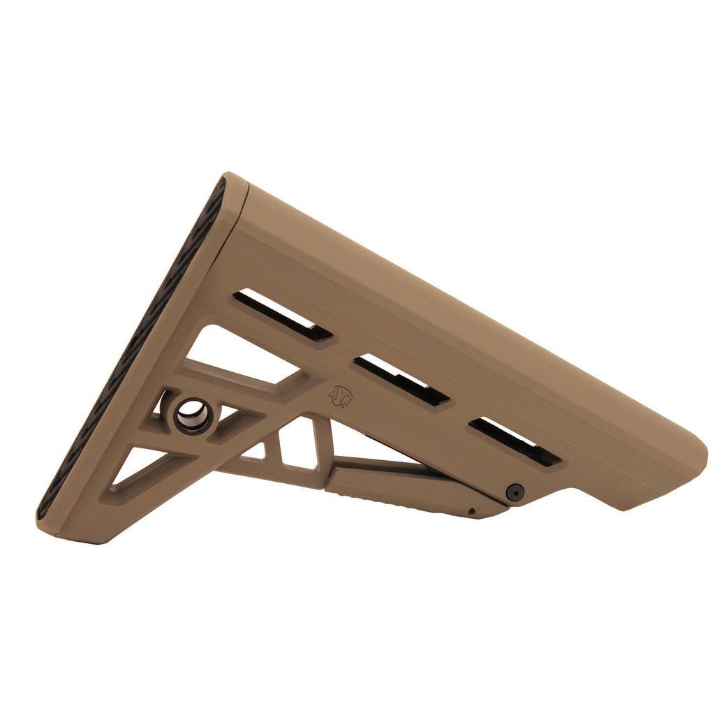 AR-15 TactLite Adjustable Mil-Spec Stock - - Flat Dark Earth