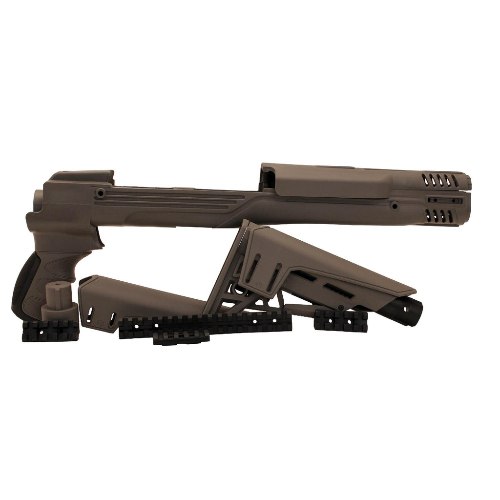 Ruger Mini-Thirty TactLite Adjustable Stock - with Scorpion Recoil System, Destroyer Gray