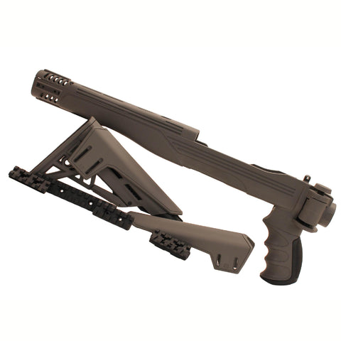 Ruger 10-22 TactLite Adjustable Side Folding Stock - with SRS-CR, Destroyer Gray