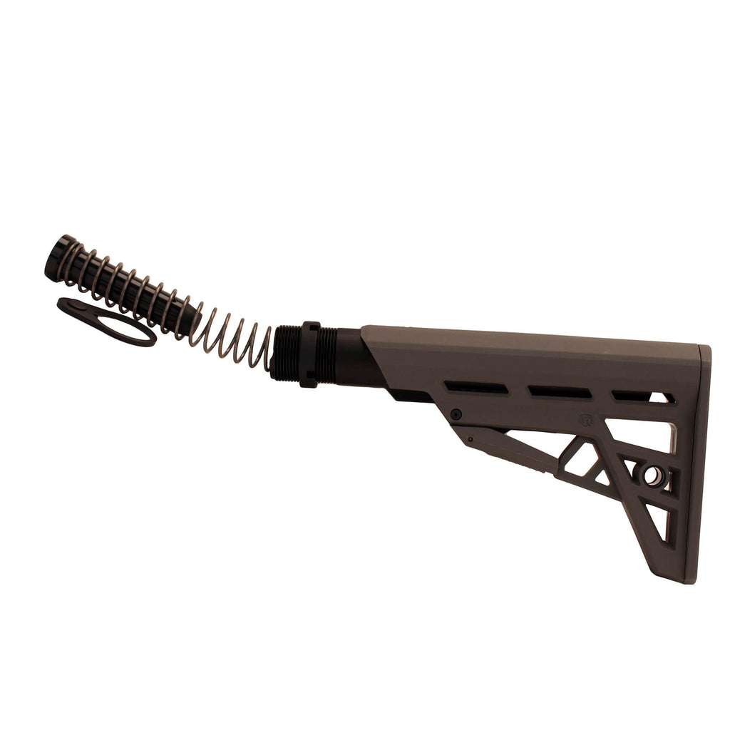 AR-15 TactLite Adj. Commercial Stock and Buffer TubeT Assembly - - Destroyer Gray